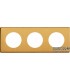 Рамка на 3 поста Varilight Varigrid, Brushed Brass XEBG3S
