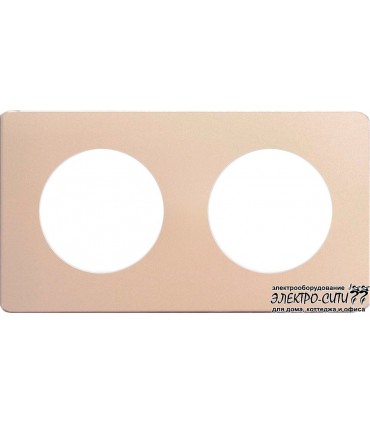 Рамка на 2 поста Varilight Varigrid, Satin Chrome XENG2S