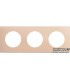 Рамка на 3 поста Varilight Varigrid, Satin Chrome XENG3S