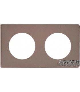 Рамка на 2 поста Varilight Varigrid, Pewter Effect XERG2S