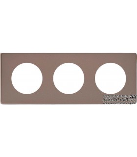 Рамка на 3 поста Varilight Varigrid, Pewter Effect XERG3S