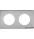 Рамка на 2 поста Varilight Varigrid, Brushed Steel XESG2S