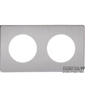 Рамка на 2 поста Varilight Varigrid, Brushed Steel XESG2S