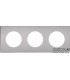Рамка на 3 поста Varilight Varigrid, Brushed Steel XESG3S