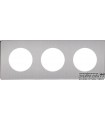 Рамка на 3 поста Varilight Varigrid, Brushed Steel XESG3S