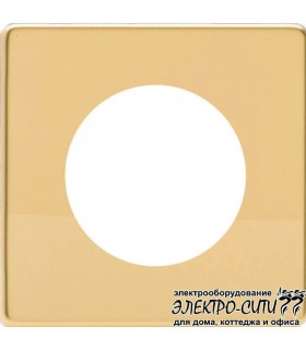 Рамка на 1 пост Varilight Varigrid, Polished Brass XEVG1S
