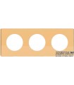 Рамка на 3 поста Varilight Varigrid, Polished Brass XEVG3S