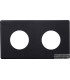 Рамка на 2 поста Varilight Varigrid, Matt Black XEVG2S