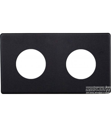 Рамка на 2 поста Varilight Varigrid, Matt Black XEVG2S