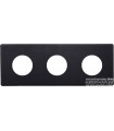 Рамка на 3 поста Varilight Varigrid, Matt Black XEVG3S