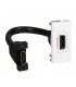 Legrand Mosaic Розетка белая HDMI 1 модуль, оборудована шнуром {PRODUCT_REFERENCE}