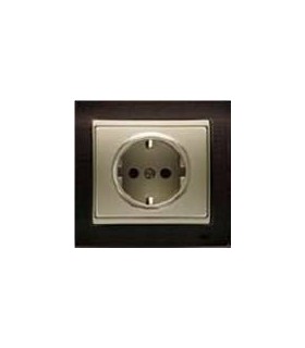 Розетка BJC Mega Madera венге 22501-WGD