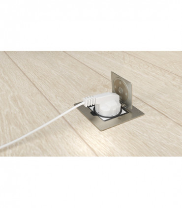 Лючок 2 мод. (1 мод. 45х45 мм.), никель, IP44, (с уст. набором) {PRODUCT_REFERENCE}