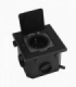 Лючок 2 мод. (1 мод. 45х45 мм.), антрацит, IP44 {PRODUCT_REFERENCE}
