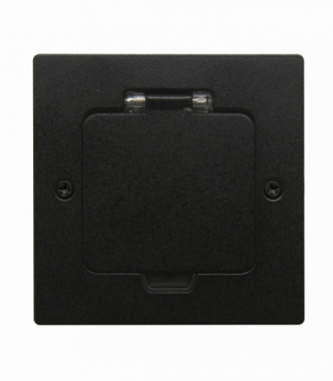Лючок 2 мод. (1 мод. 45х45 мм.), антрацит, IP44 {PRODUCT_REFERENCE}