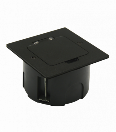 Лючок 2 мод. (1 мод. 45х45 мм.), антрацит, IP44 {PRODUCT_REFERENCE}