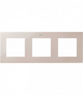 Рамка на 3 поста, Simon 24 Harmonie, шампань {PRODUCT_REFERENCE}