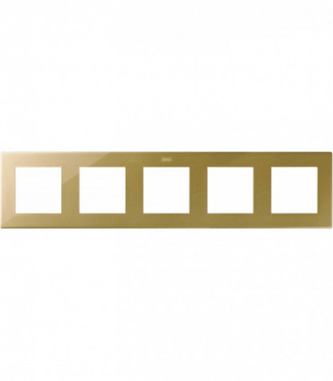 Рамка на 5 постов, Simon 24 Harmonie, золото {PRODUCT_REFERENCE}