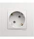 Розетка 2к+з, Efapel Quadro 45, белый матовый {PRODUCT_REFERENCE}