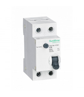 Выключатель дифференциального тока Systeme Electric (Schneider Electric) City9 Set 1P+N 20 А, 30 мА, тип AC, 4.5 кА {PRODUCT_REF