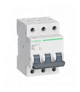 Автоматический выключатель Systeme Electric (Schneider Electric) City9 Set 3Р 10 A, тип С, 4.5 кА, C9F34310 {PRODUCT_REFERENCE}