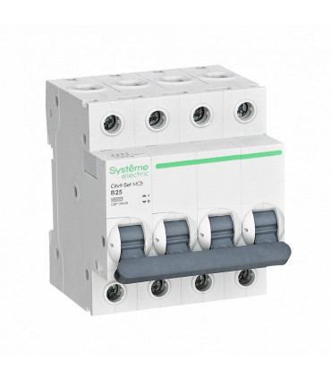 Автоматический выключатель Systeme Electric (Schneider Electric) City9 Set 4Р 25 A, тип B, 4.5 кА, C9F14425 {PRODUCT_REFERENCE}