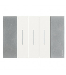Выключатель в сборе BTICINO LIVING NOW, сплав zamak луна {PRODUCT_REFERENCE}