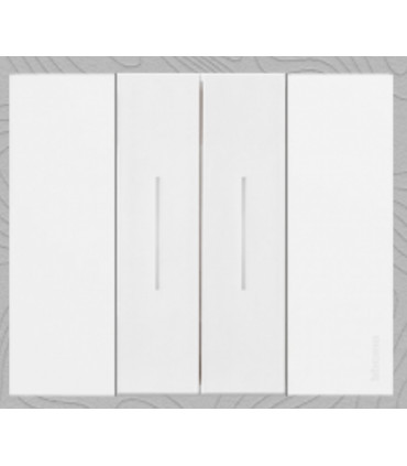 Выключатель в сборе BTICINO LIVING NOW, пластик белый {PRODUCT_REFERENCE}