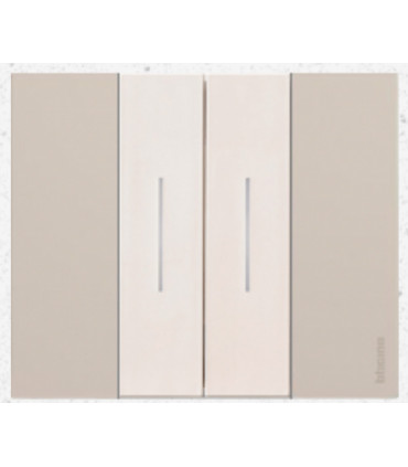 Выключатель в сборе BTICINO LIVING NOW, пластик песок {PRODUCT_REFERENCE}