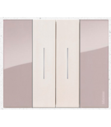 Выключатель в сборе BTICINO LIVING NOW, пластик аура {PRODUCT_REFERENCE}