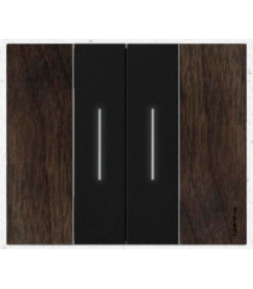 Выключатель в сборе BTICINO LIVING NOW, дерево орех {PRODUCT_REFERENCE}