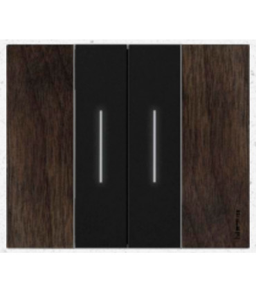 Выключатель в сборе BTICINO LIVING NOW, дерево орех {PRODUCT_REFERENCE}