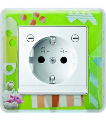 Розетка Merten серия M-Creativ ﻿Прозрачно-Белый {PRODUCT_REFERENCE}