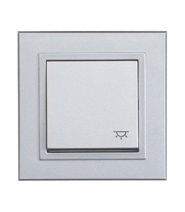 Выключатель PEHA Aura Basis алюминий 20.571.70 T 20.571.70 T