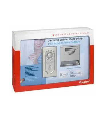 Комплект аудиодомофона на 1квартиру, серый Legrand 63301 63301