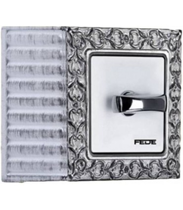 Поворотный выключатель FEDE SAN SEBASTIAN SURFACE ANTIQUE SILVER FD01521AB