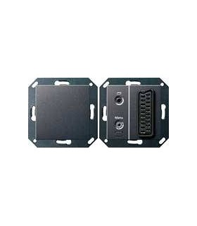 Gira S-55 Антрацит ТВ Шлюз TV-Gateway 261028
