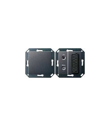Gira S-55 Антрацит ТВ Шлюз TV-Gateway 261028