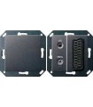 Gira S-55 Антрацит ТВ Шлюз TV-Gateway 261028