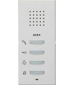 Gira S-55 Бел Внутренняя квартирная станция (аудио) наружного монтажа hand free 125027