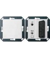 Gira S-55 Бел глянц Шлюз TV-Gateway 261003