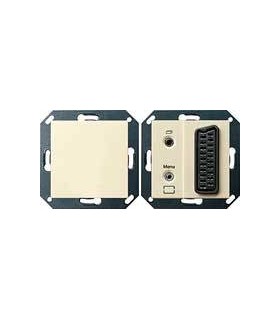 Gira S-55 Крем глянц ТВ-шлюз TV-Gatteway 261001