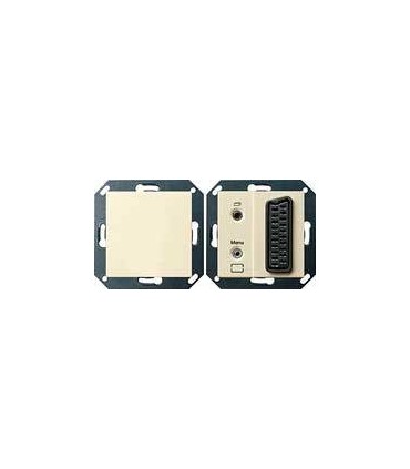 Gira S-55 Крем глянц ТВ-шлюз TV-Gatteway 261001