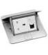 Legrand - Напольный лючок на 3 модуля, алюминий {PRODUCT_REFERENCE}