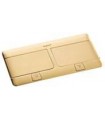 Legrand - Напольный лючок на 8 модулей, латунь {PRODUCT_REFERENCE}