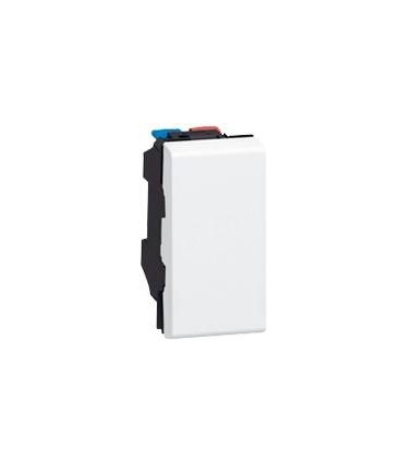 Переключатель Mosaic 10АХ 1-кнопочный, 22,5х45 (белый) Legrand {PRODUCT_REFERENCE}