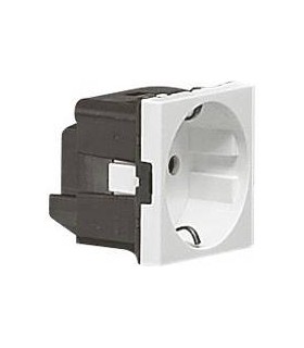Розетка Mosaic 2К+З винтовые клеммы, без шторок, немецкий стандарт. Legrand {PRODUCT_REFERENCE}