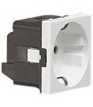 Розетка Mosaic 2К+З винтовые клеммы, без шторок, немецкий стандарт. Legrand {PRODUCT_REFERENCE}