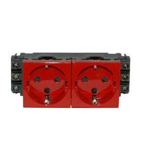 Розетка Mosaic 2 x 2К+3 немецкий стандарт с механической блокировкой Legrand {PRODUCT_REFERENCE}