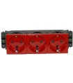 Розетка Mosaic 6м 3Х2К+З немецкий стандарт с мех.блокировкой Legrand {PRODUCT_REFERENCE}